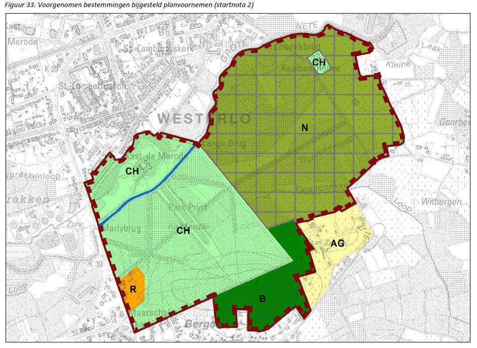 Bestemming bijgesteld planvoornemen